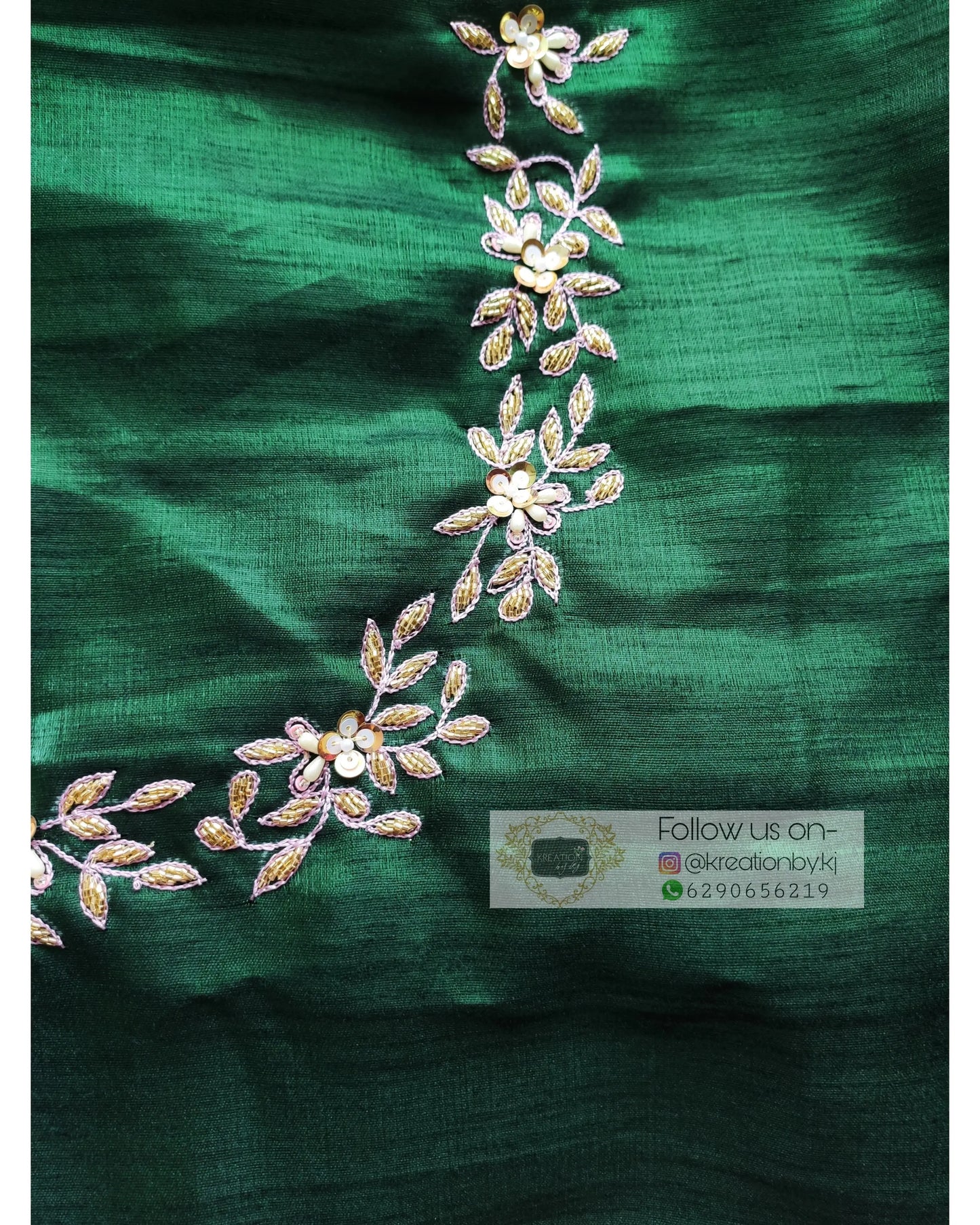 Red Chinnon Chandani Saree - kreationbykj