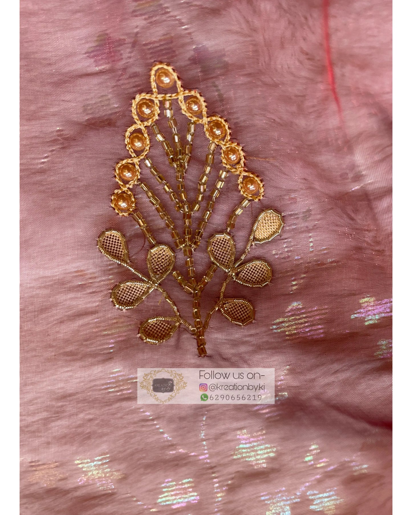 Maroon Gota Patti Dupatta - kreationbykj