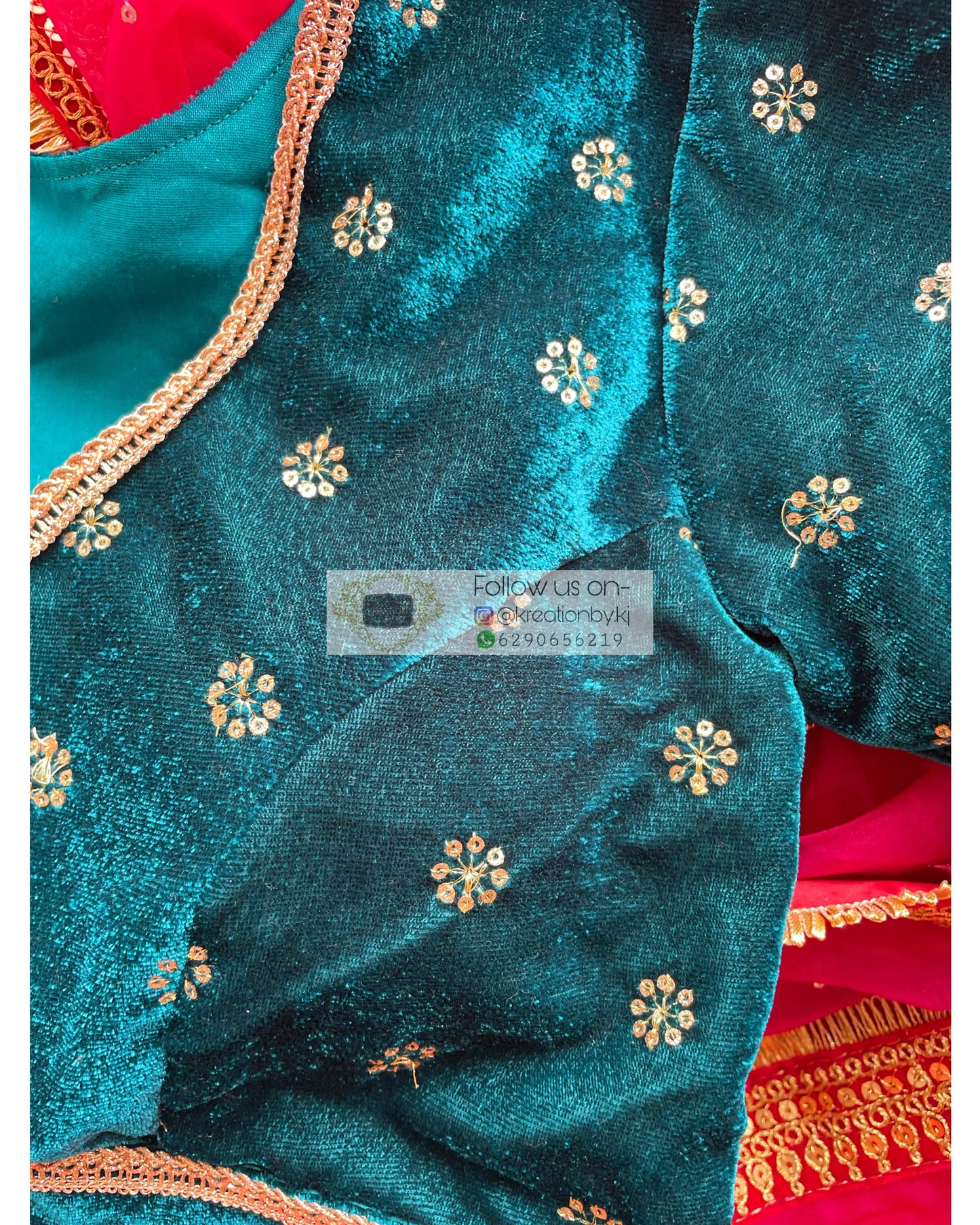 Hot Pink Ragini Organza Saree - kreationbykj