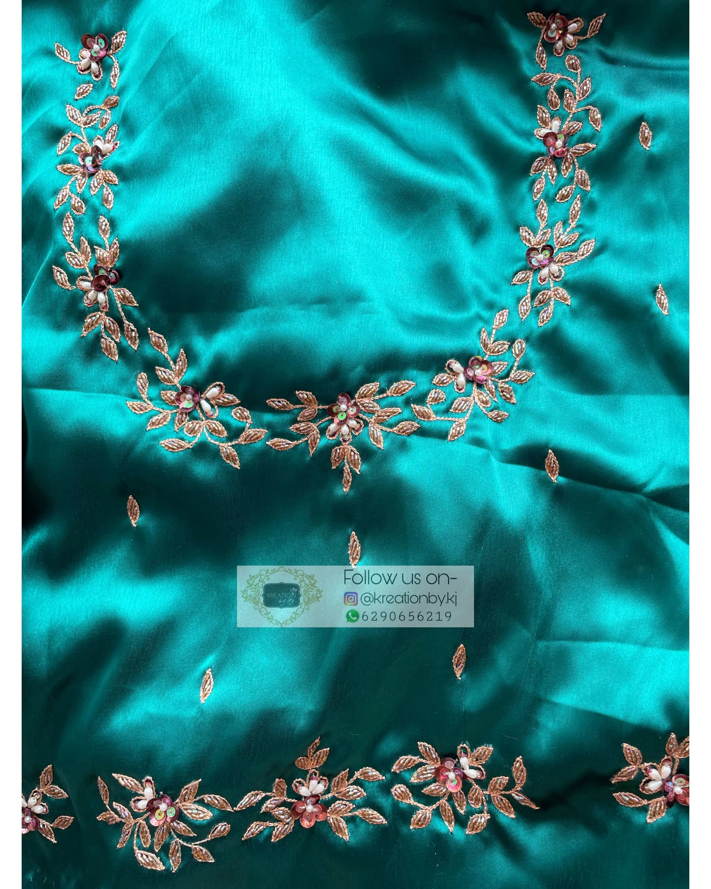 Hot Pink Chandani Leheriya Saree - kreationbykj