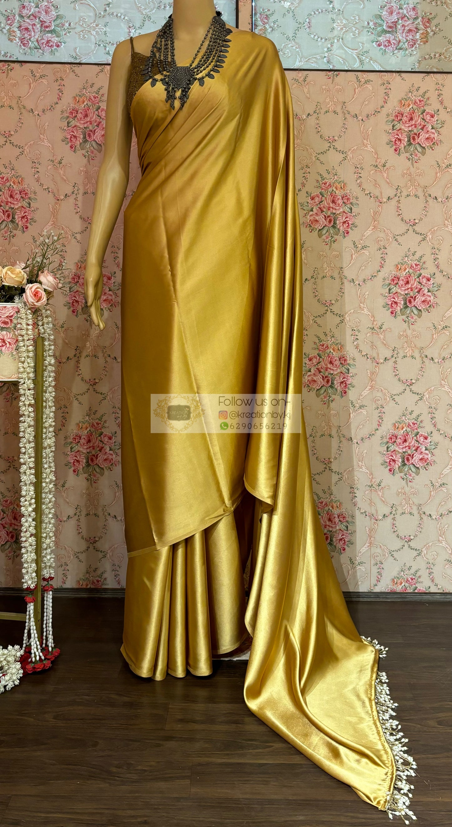 Satin Silk saree