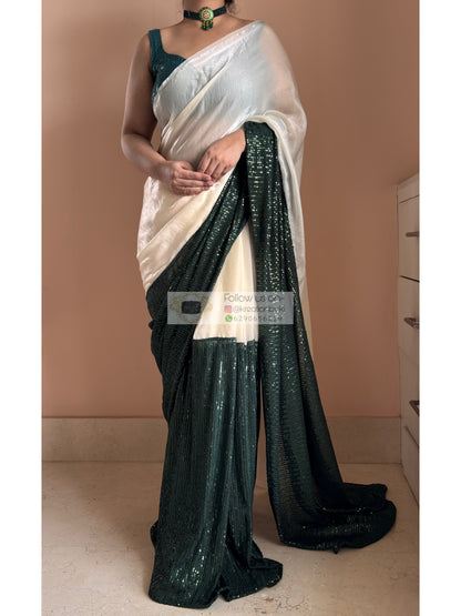 Shimmer Sequin Saree