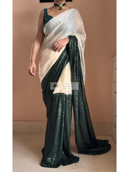 Shimmer Sequin Saree