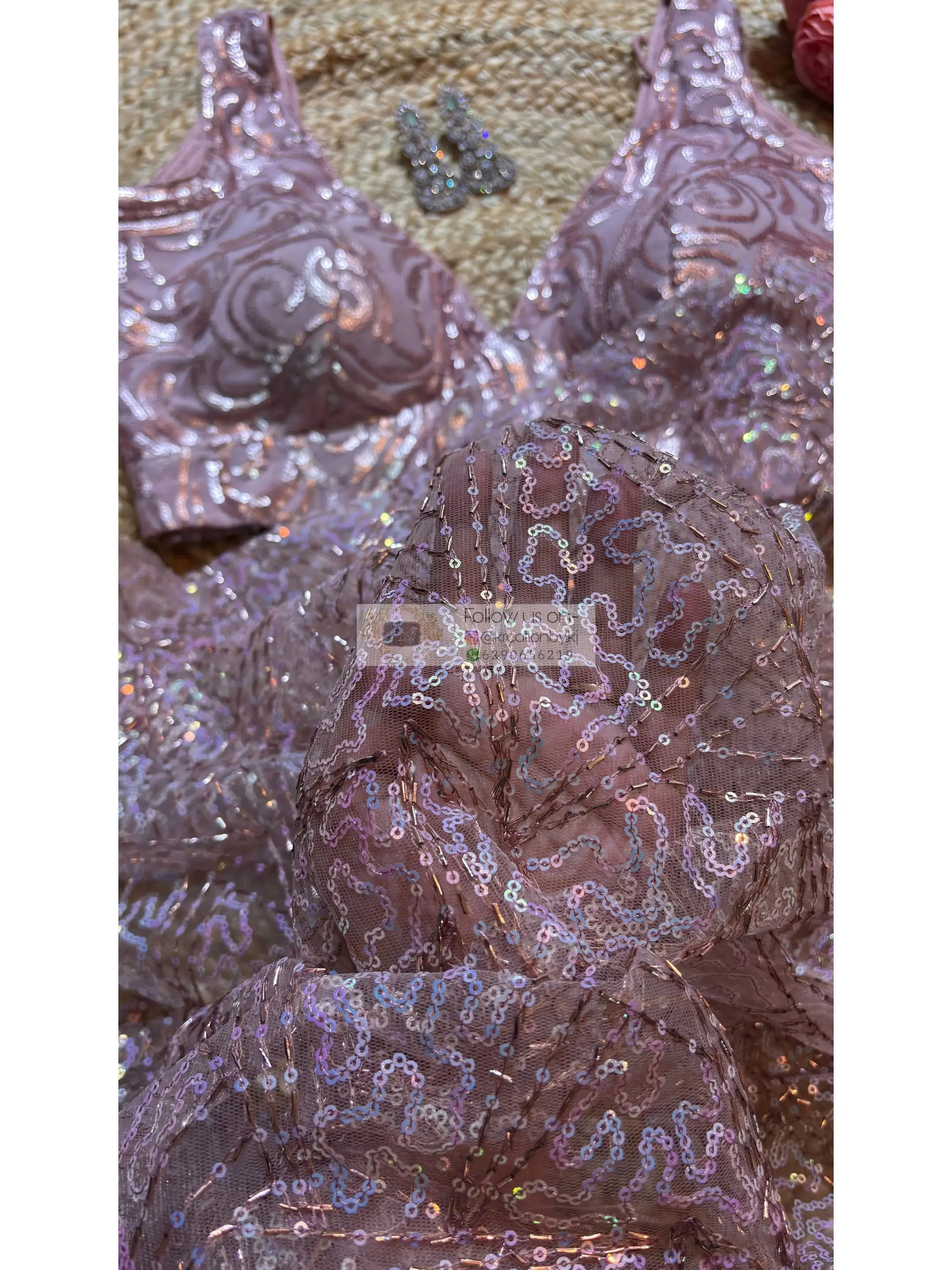 Half Saree Kreation by KJ