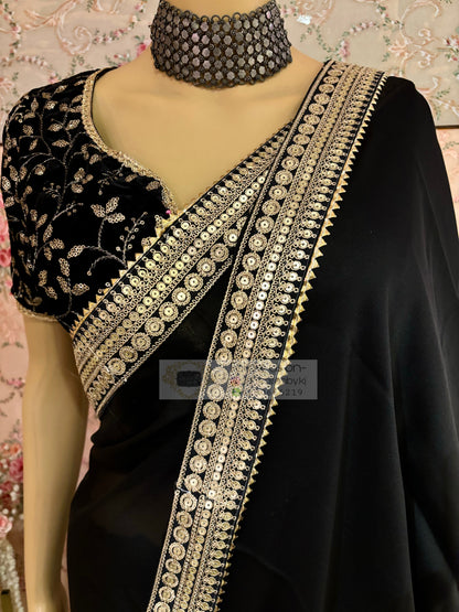 Black Magic Saree