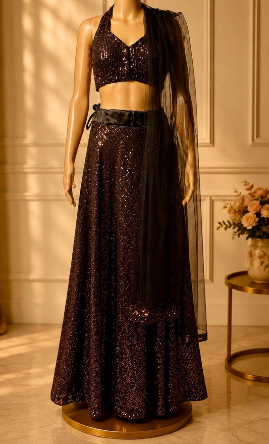 Midnight Glam Sequin Co-Ord Set
