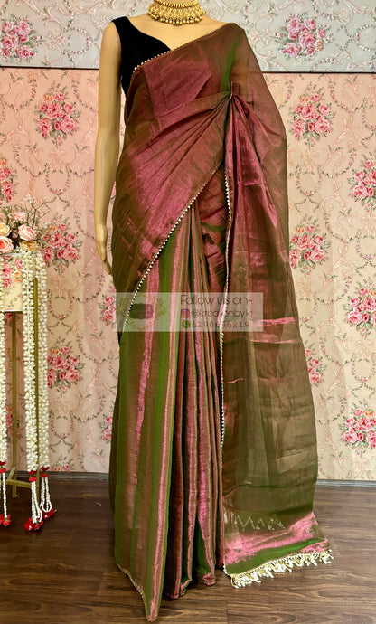 Dhup Chhaon Tissue Saree