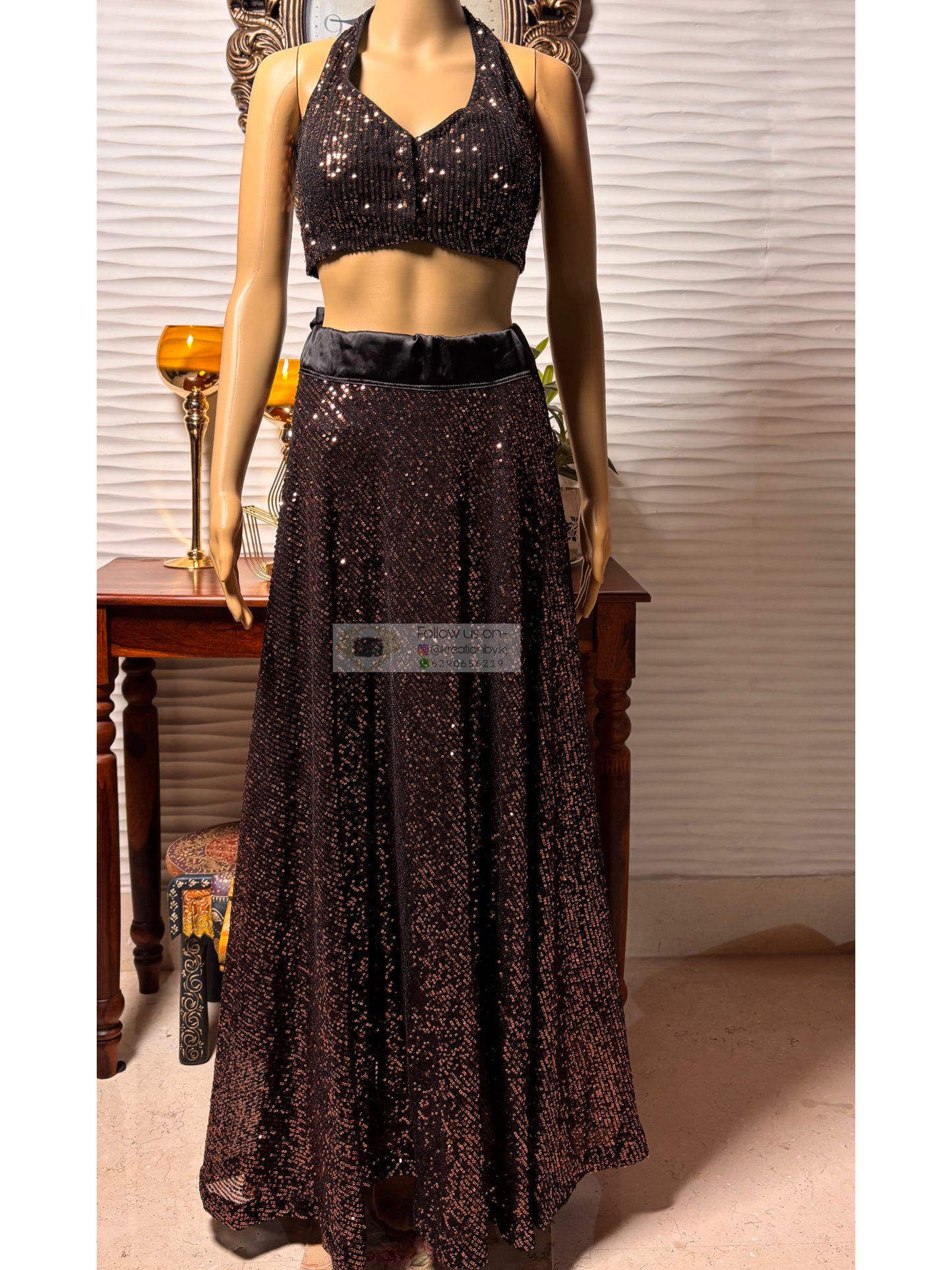 Midnight Glam Sequin Co-Ord Set