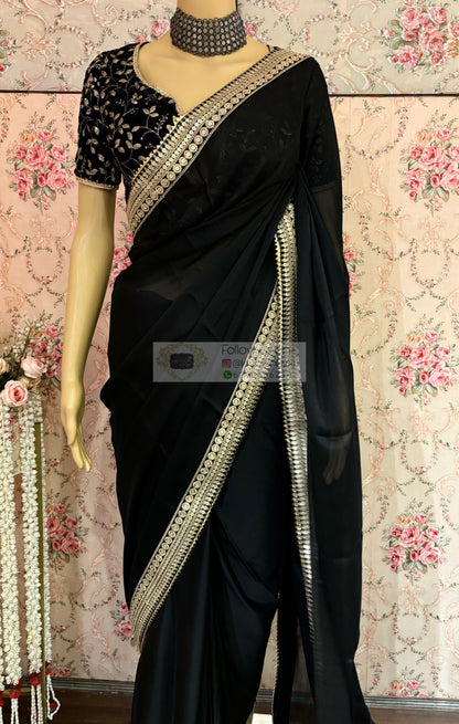 Black Magic Saree