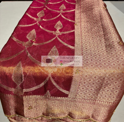 Banarasi Tissue Piyali Saree