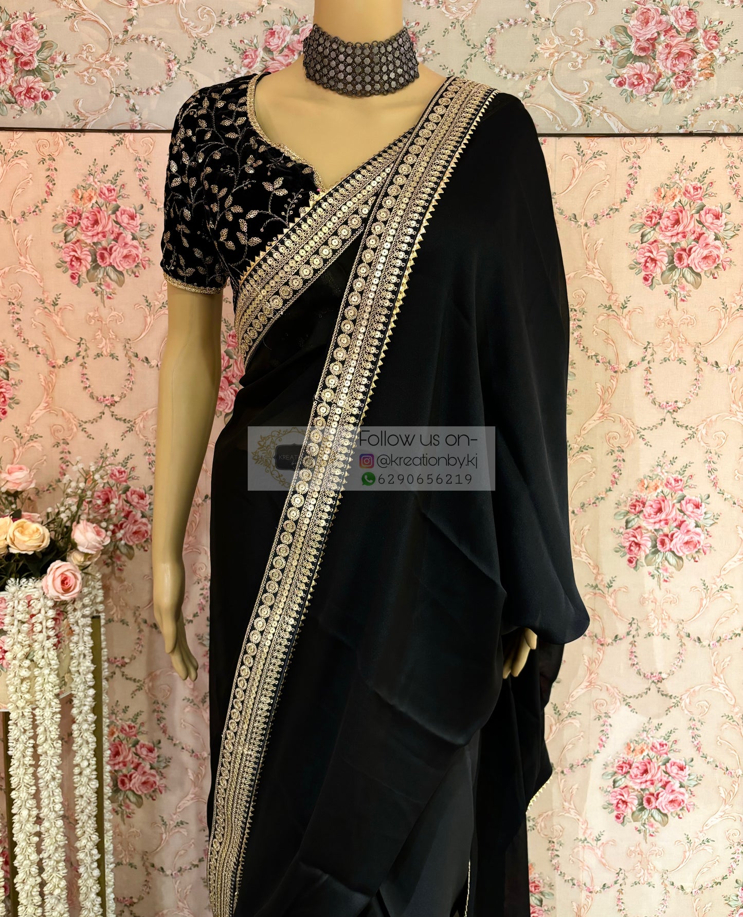 Black Magic Saree