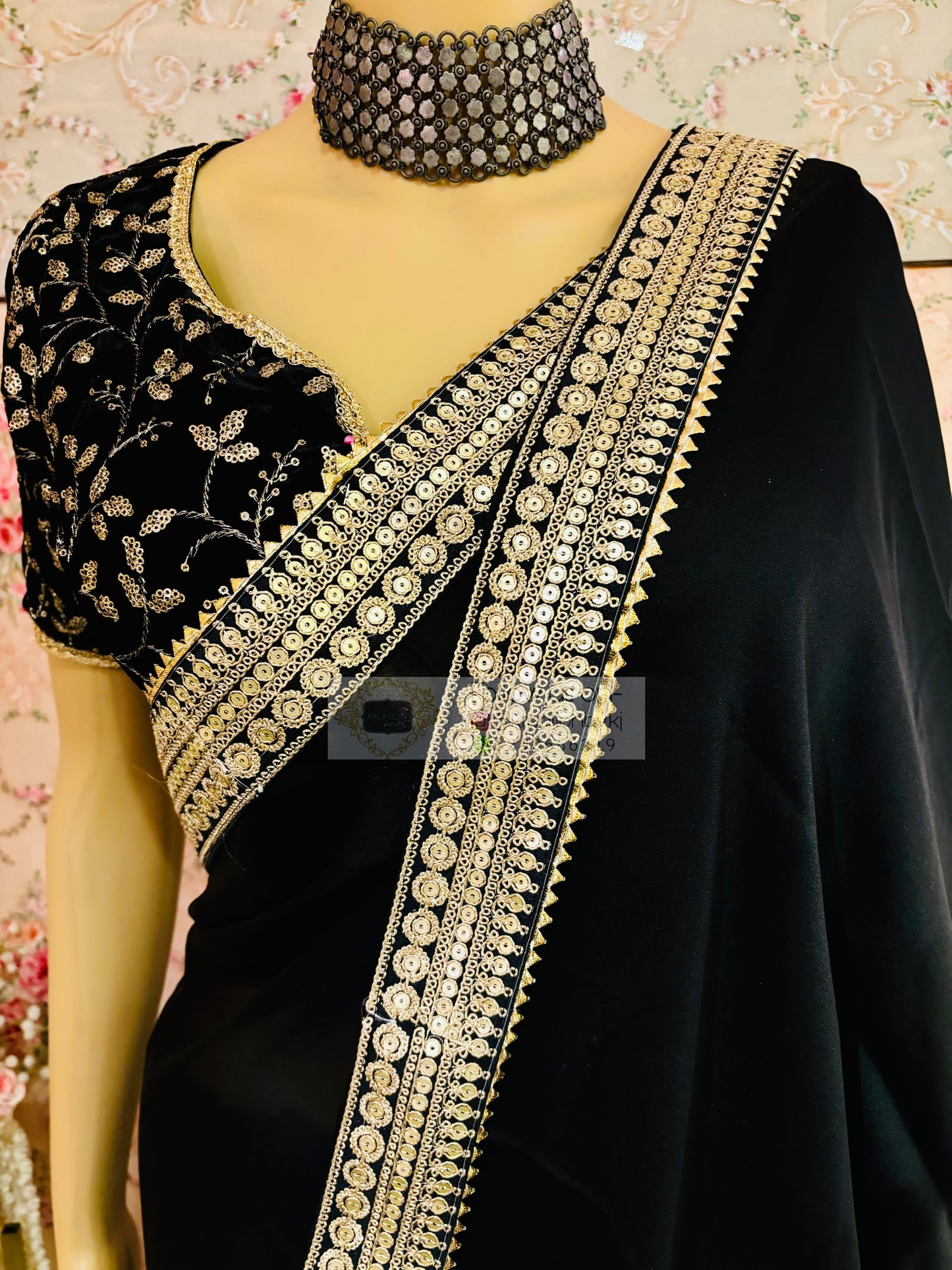 Black Magic Saree