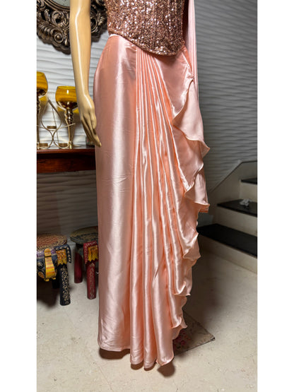 Peach Elsa Drape Set