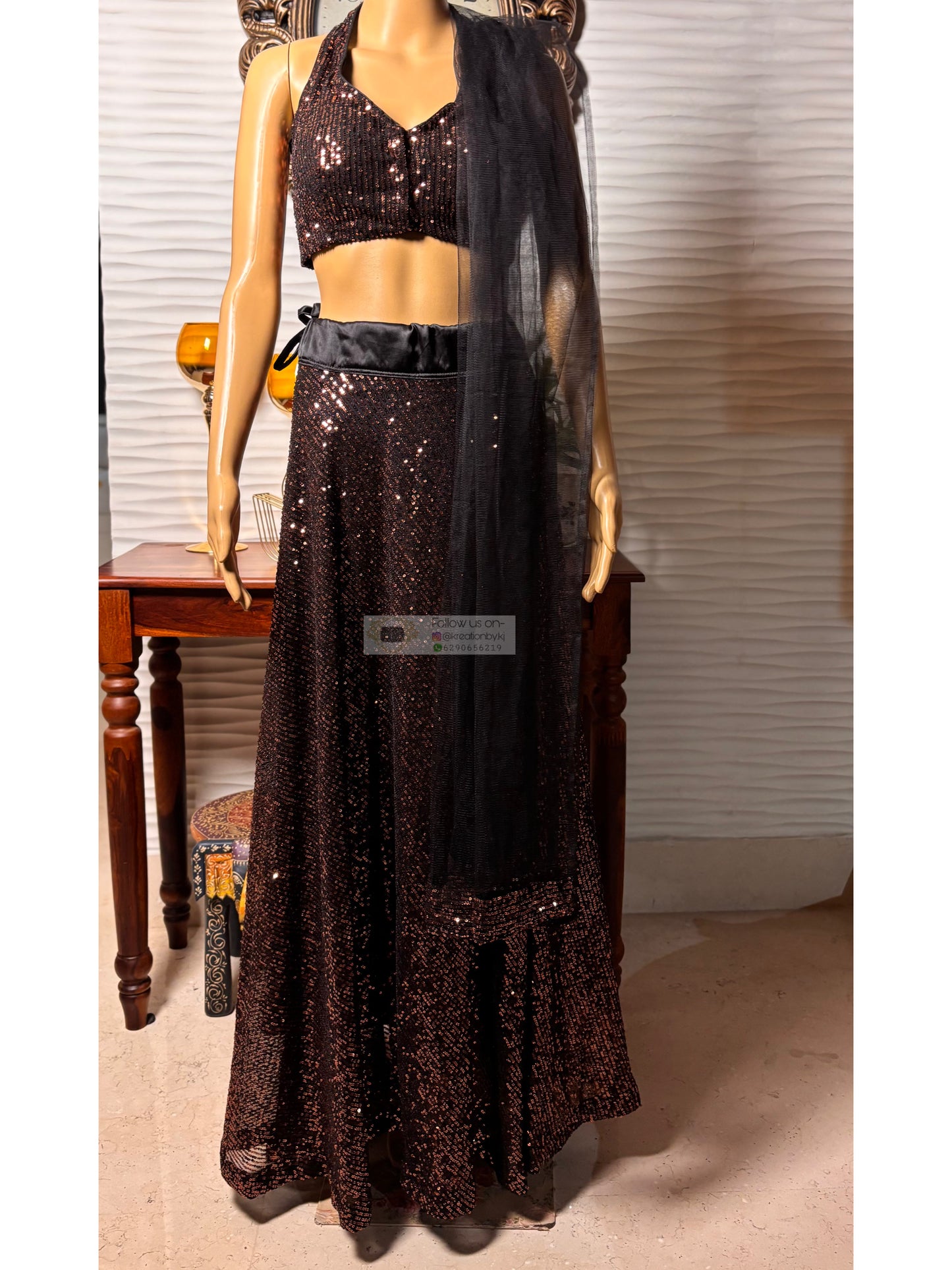 Midnight Glam Sequin Co-Ord Set