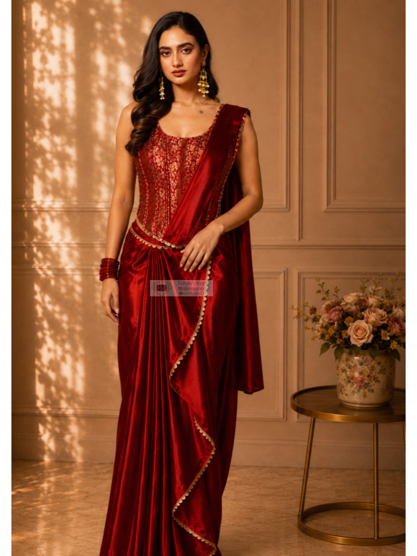 Regal Ruby Drape Set