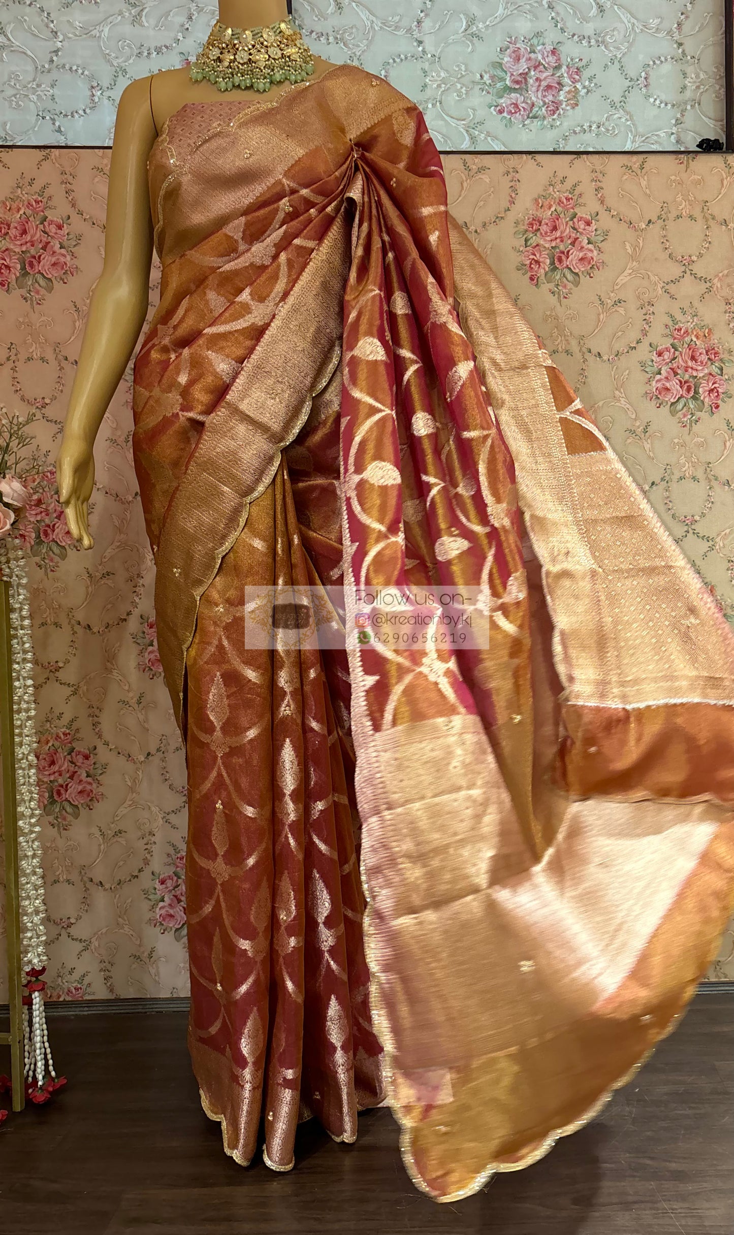 Banarasi Tissue Piyali Saree