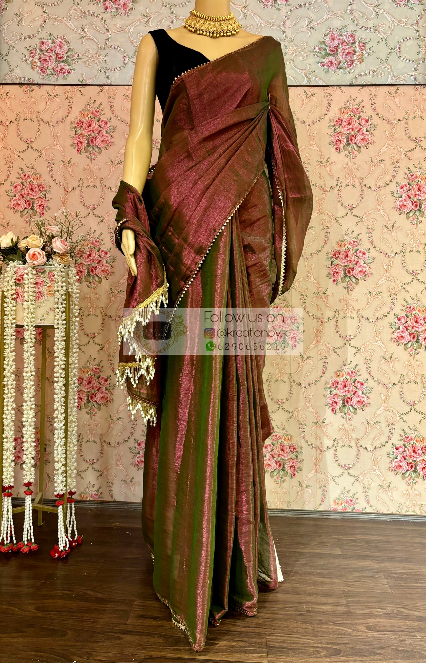 Dhup Chhaon Tissue Saree