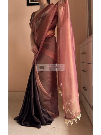 Coffee Latte Cocktail Saree