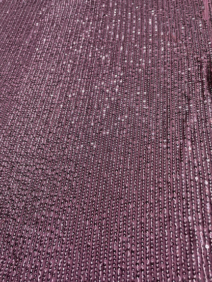 Mauve Sequins Fabric