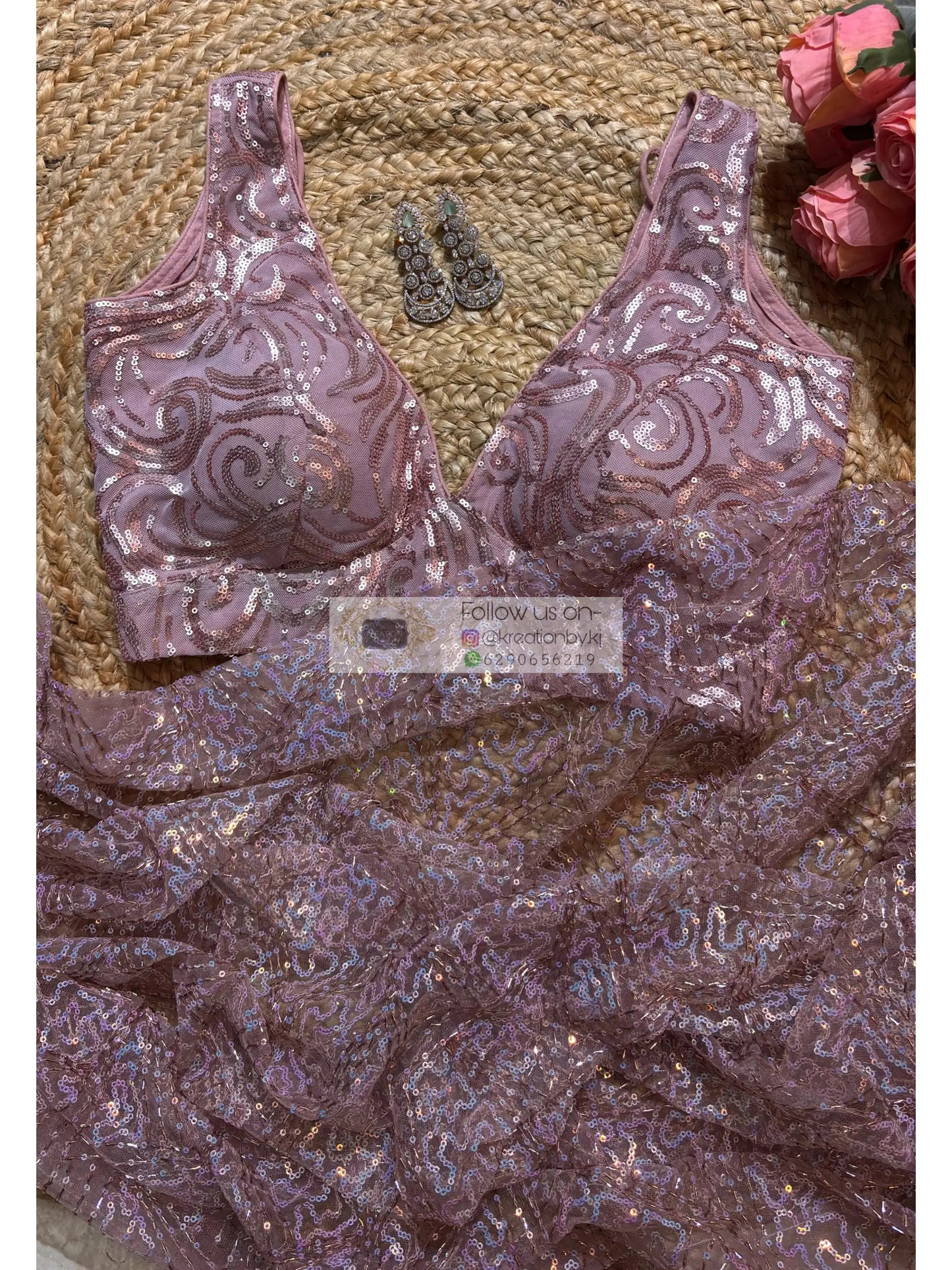 Half Saree Kreation by KJ