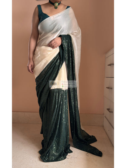 Shimmer Sequin Saree