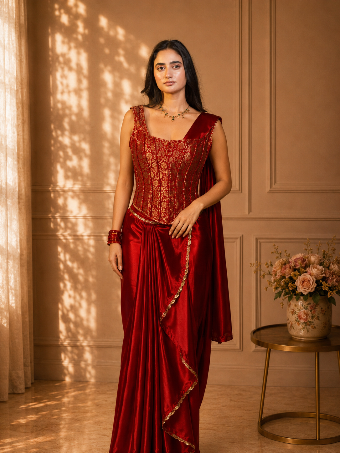 Regal Ruby Drape Set