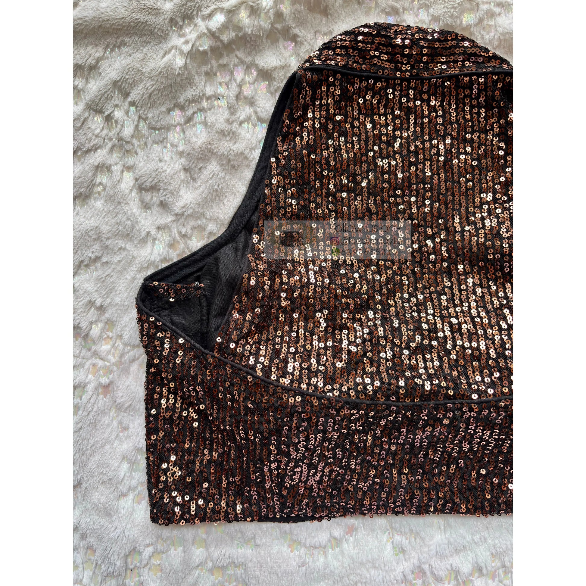 Sequins Designer Blouse for Cocktail Party
