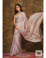 Lilac Chand Sifarish Saree for Engagement kreationbykj