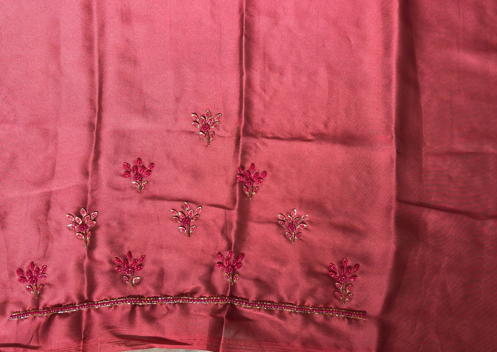 Tea Rose Flos Florum Cocktail Saree kreationbykj