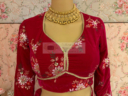 Rani Velvet Long Sleeve Blouse