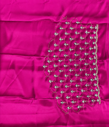 Gulab Khas Ombre Mehraab Jaal Cutdana Saree
