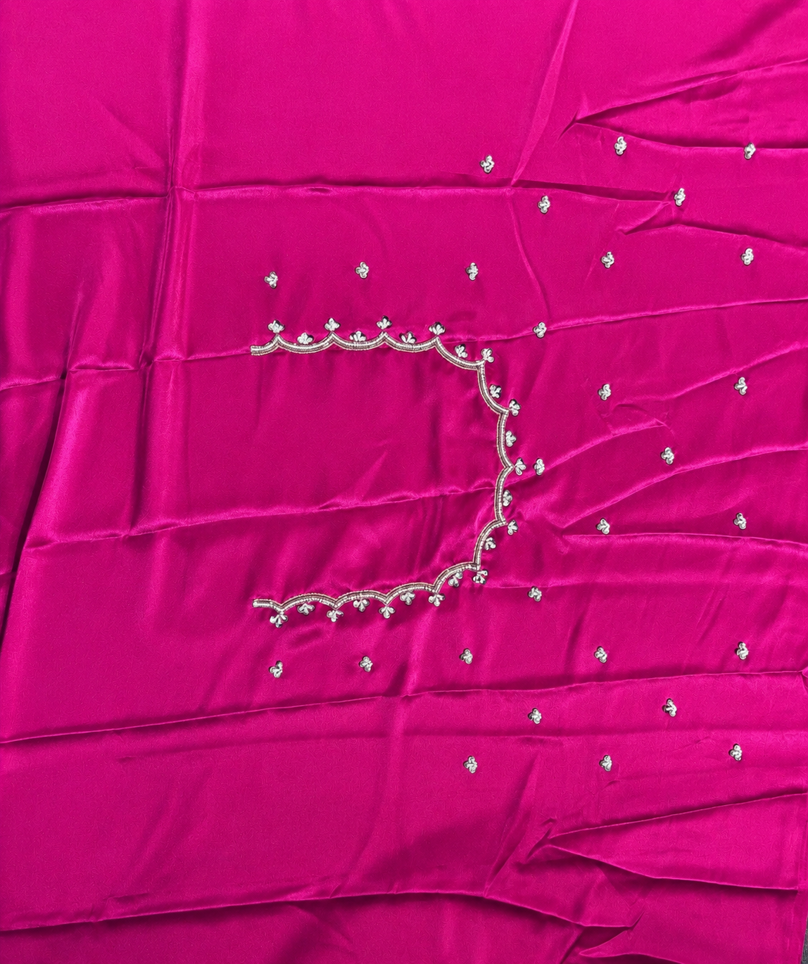 Gulab Khas Ombre Mehraab Jaal Cutdana Saree