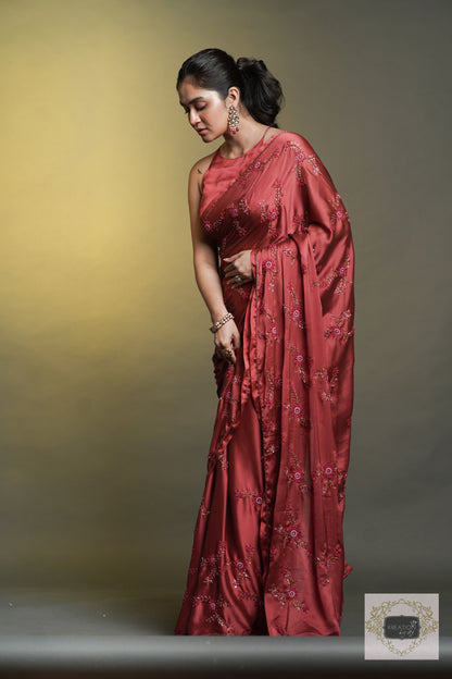 Tea Rose Flos Florum Cocktail Saree