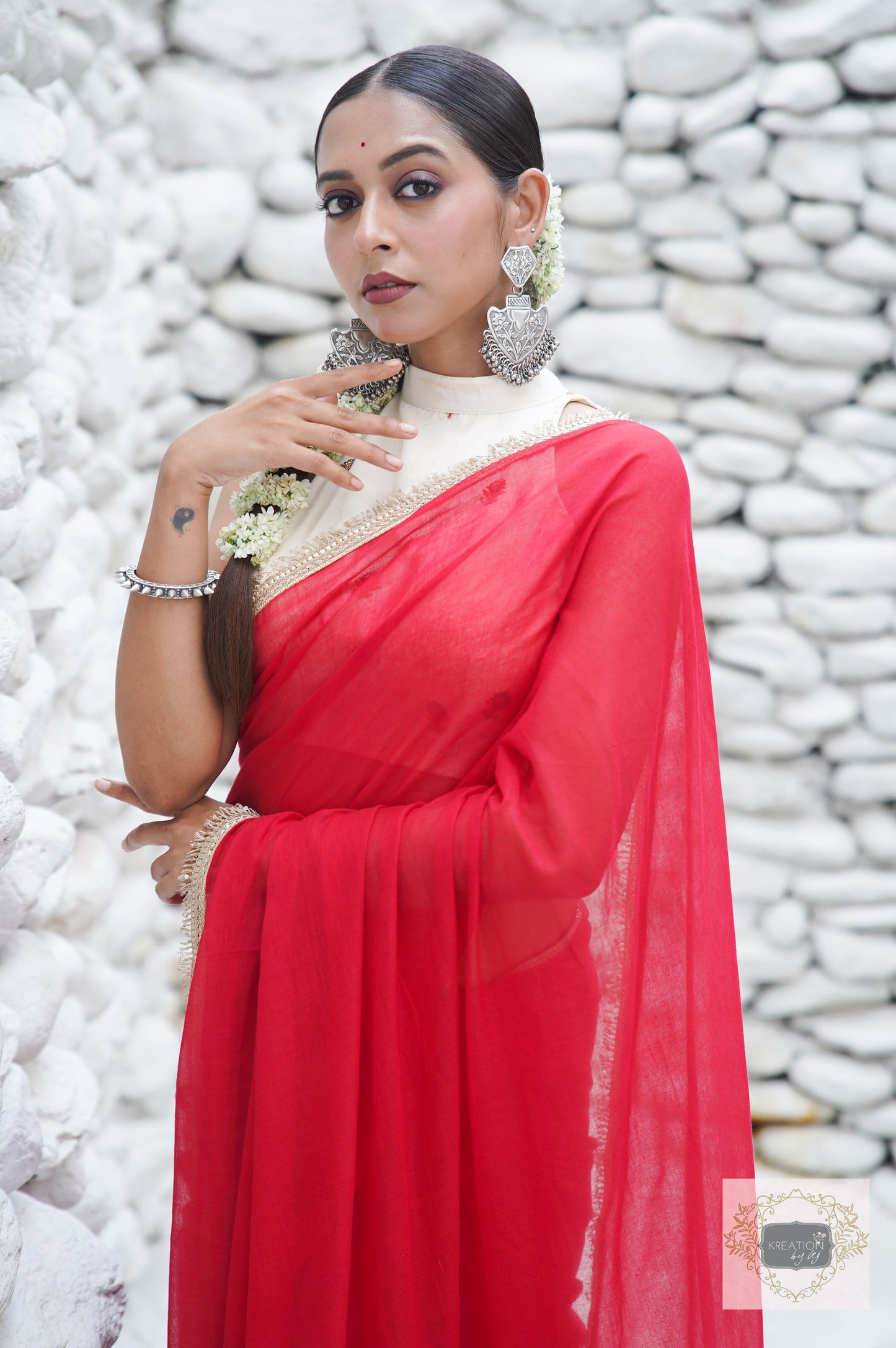 Laal Ishq Mulmul Saree