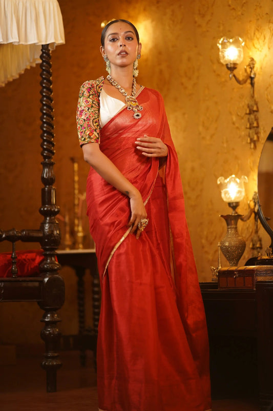 Gauri Tissue Saree kreationbykj