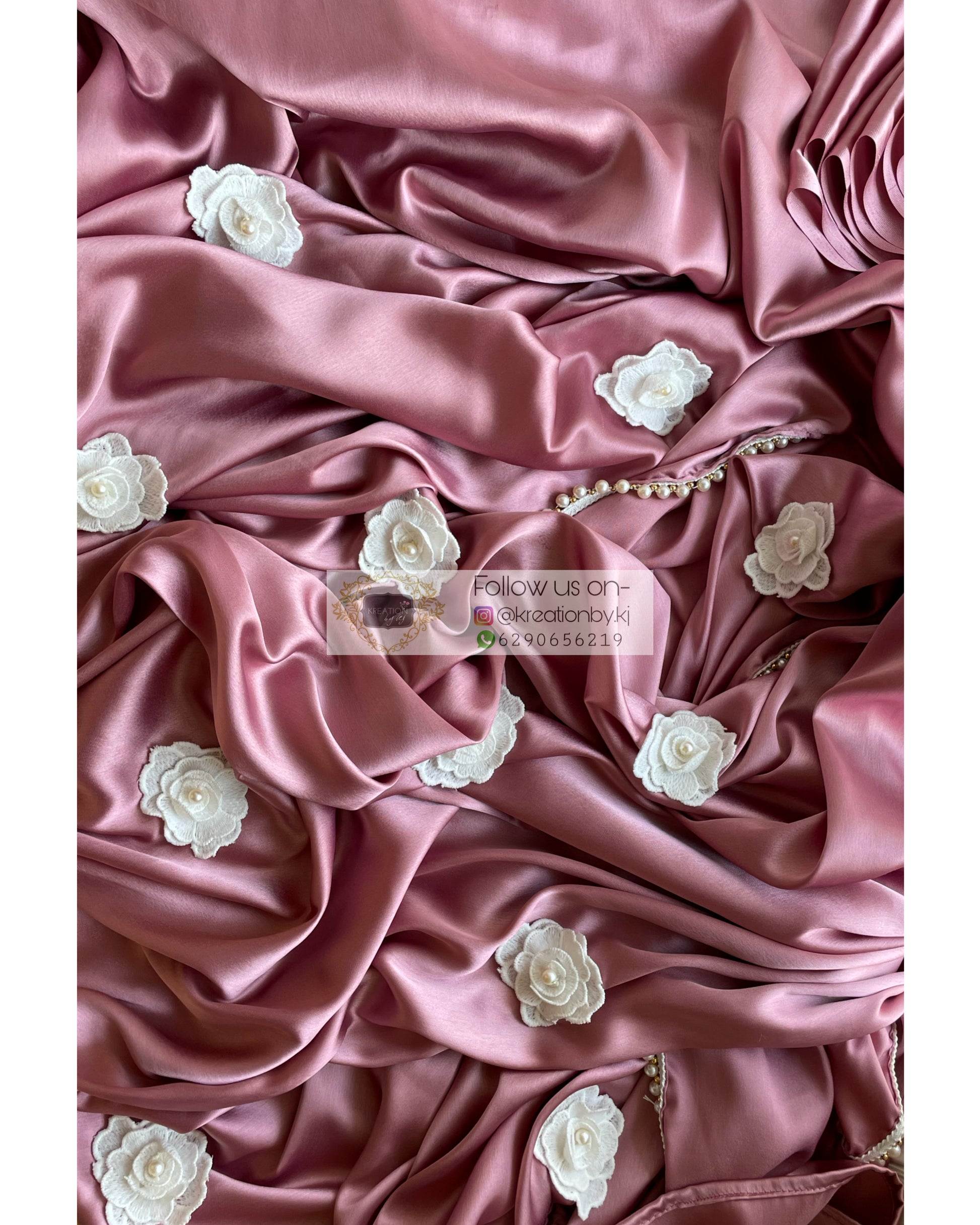 Rose Gulmarg Saree - kreationbykj