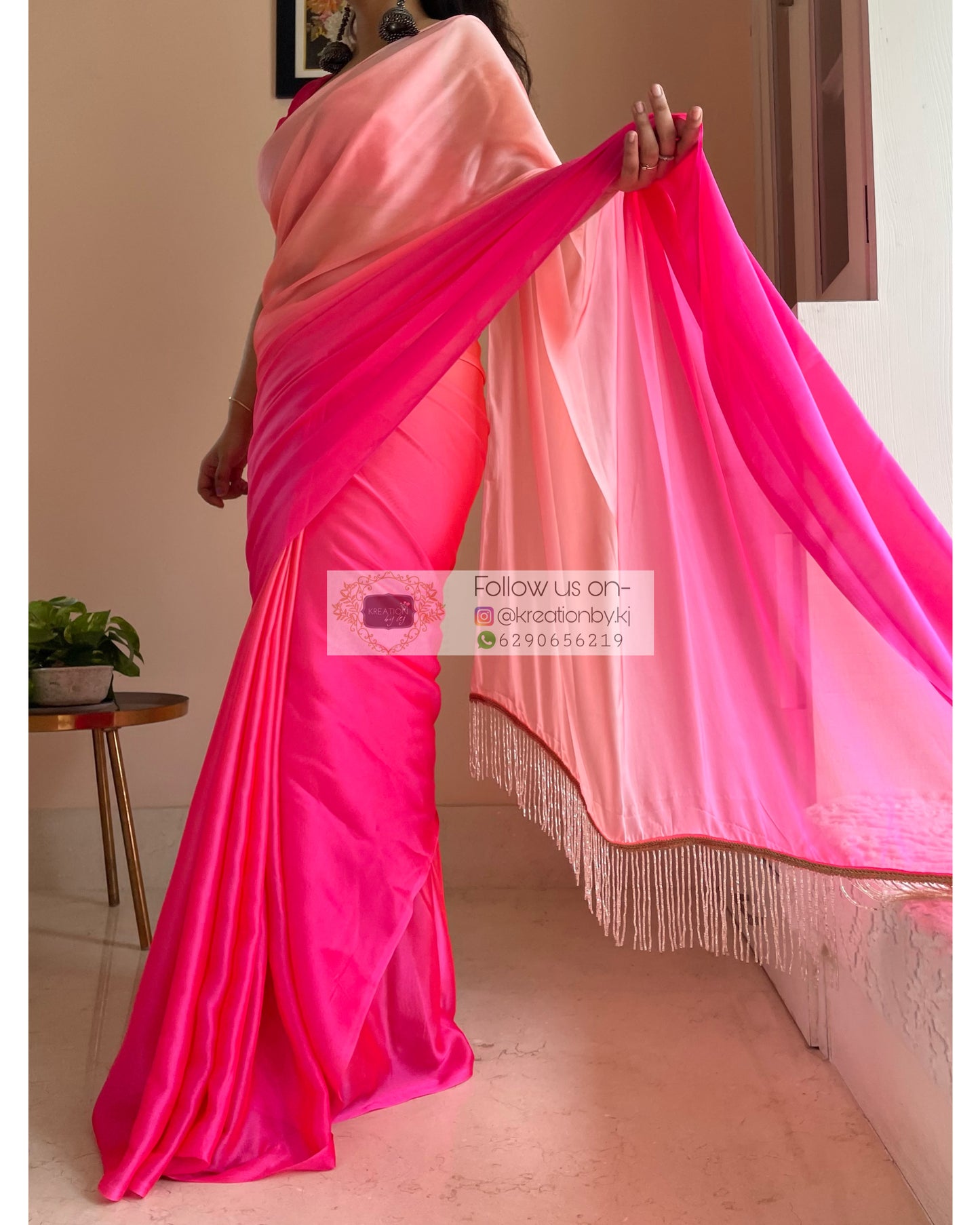 Pink Paradise Ombré Saree