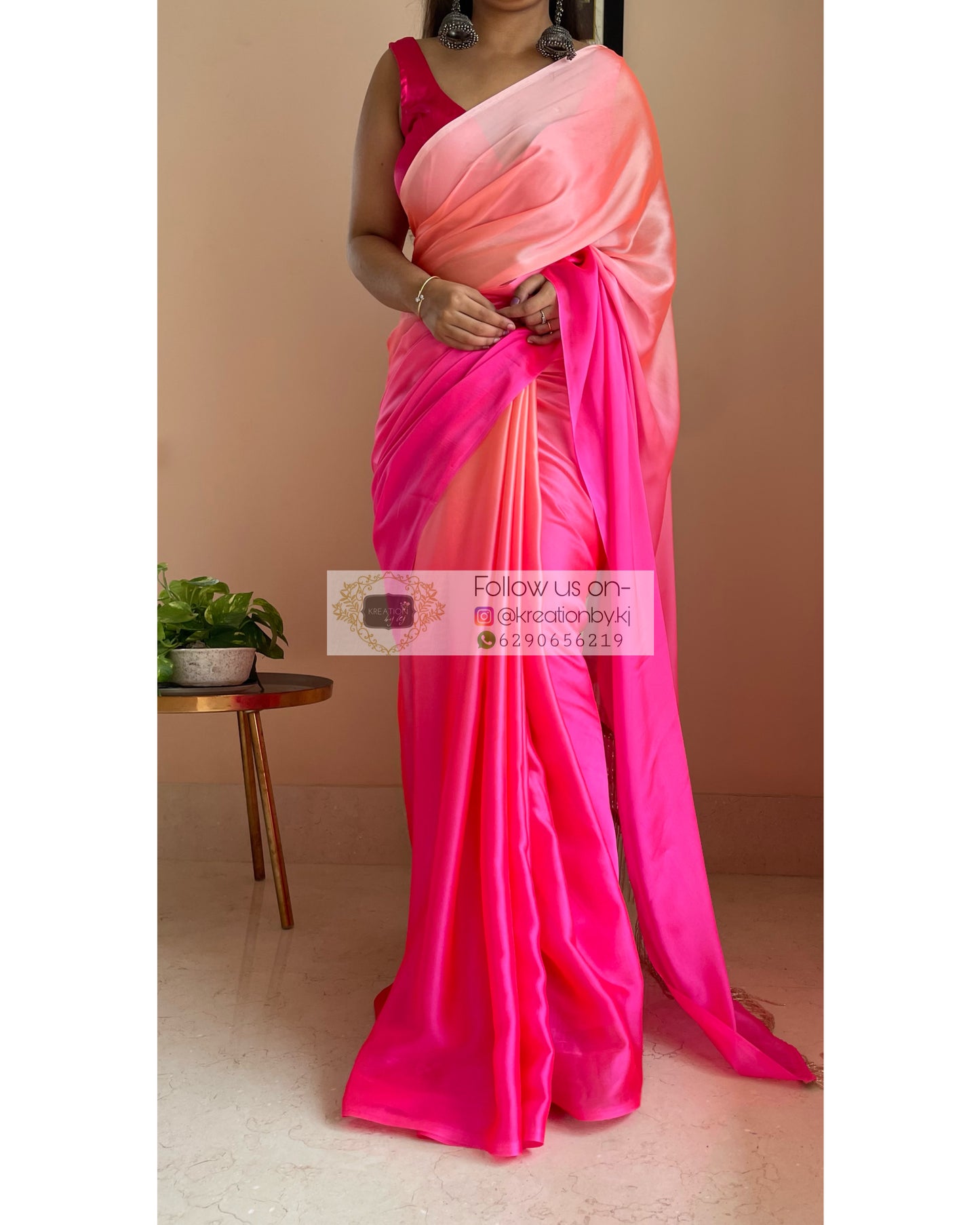 Pink Paradise Ombré Saree