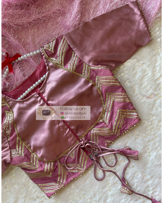 Mauve Maharani Blouse kreationbykj