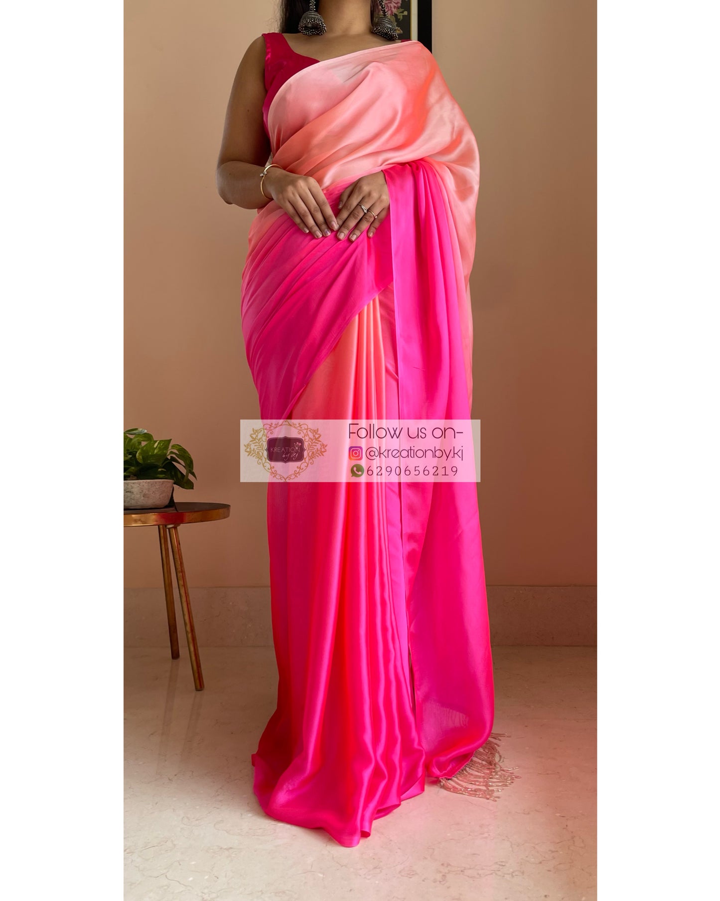 Pink Paradise Ombré Saree