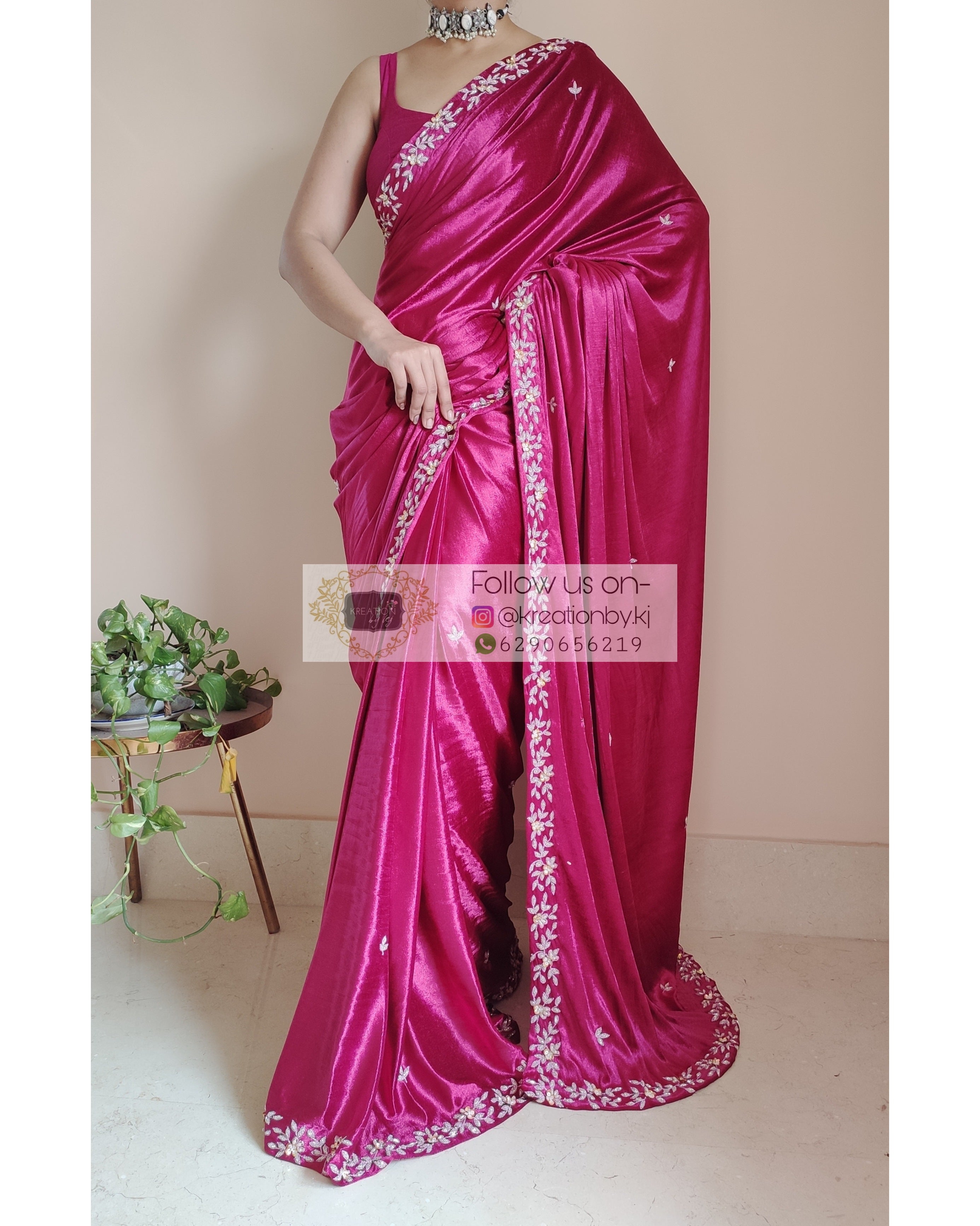 VELVET SAREES – Kreationbykj