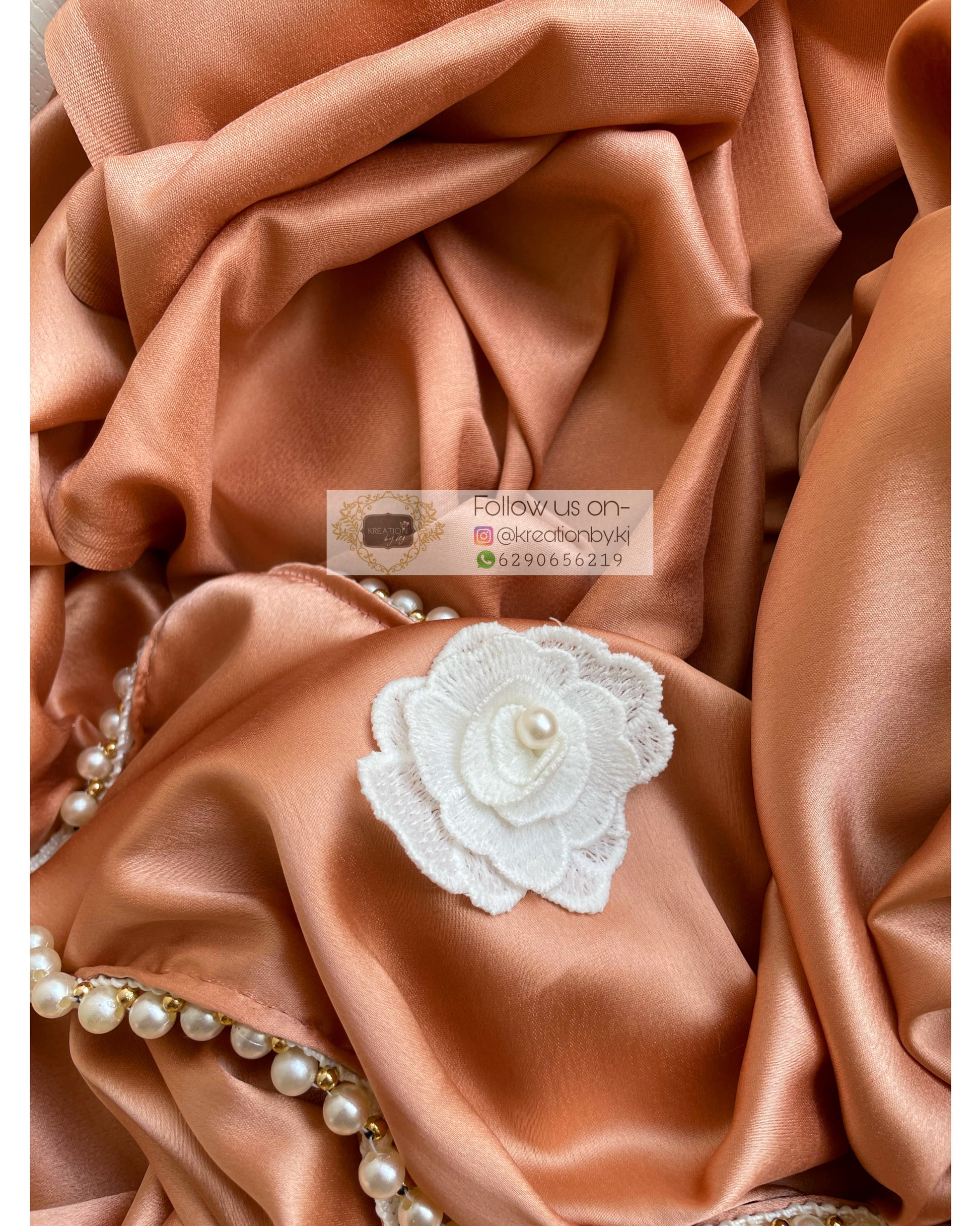 Caramel Gulmarg Saree - kreationbykj