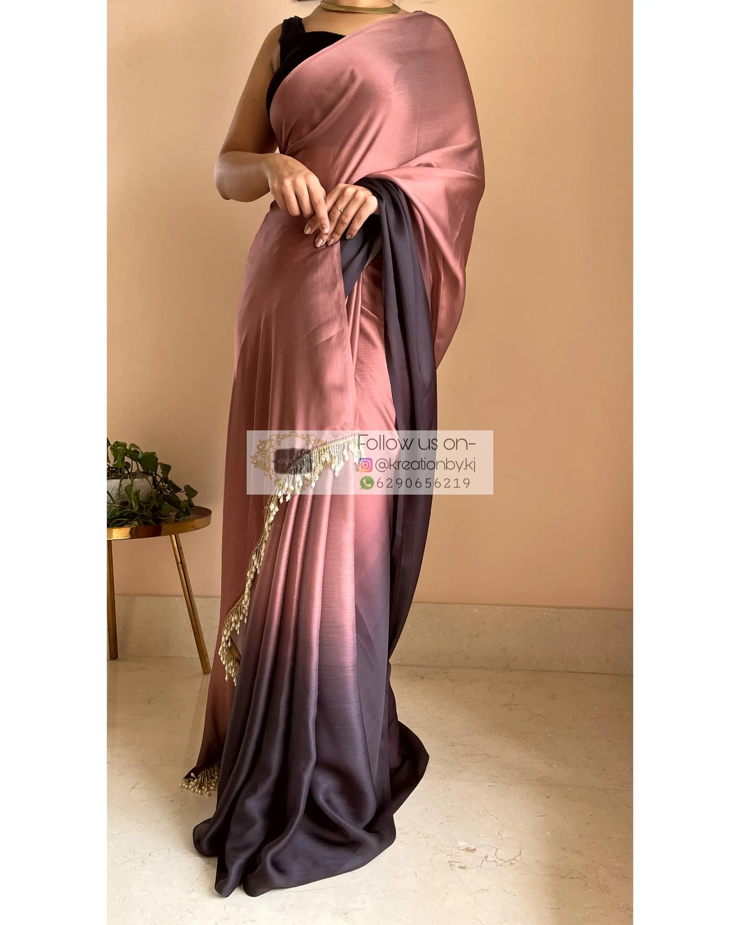 one minute saree - kreationbykj
