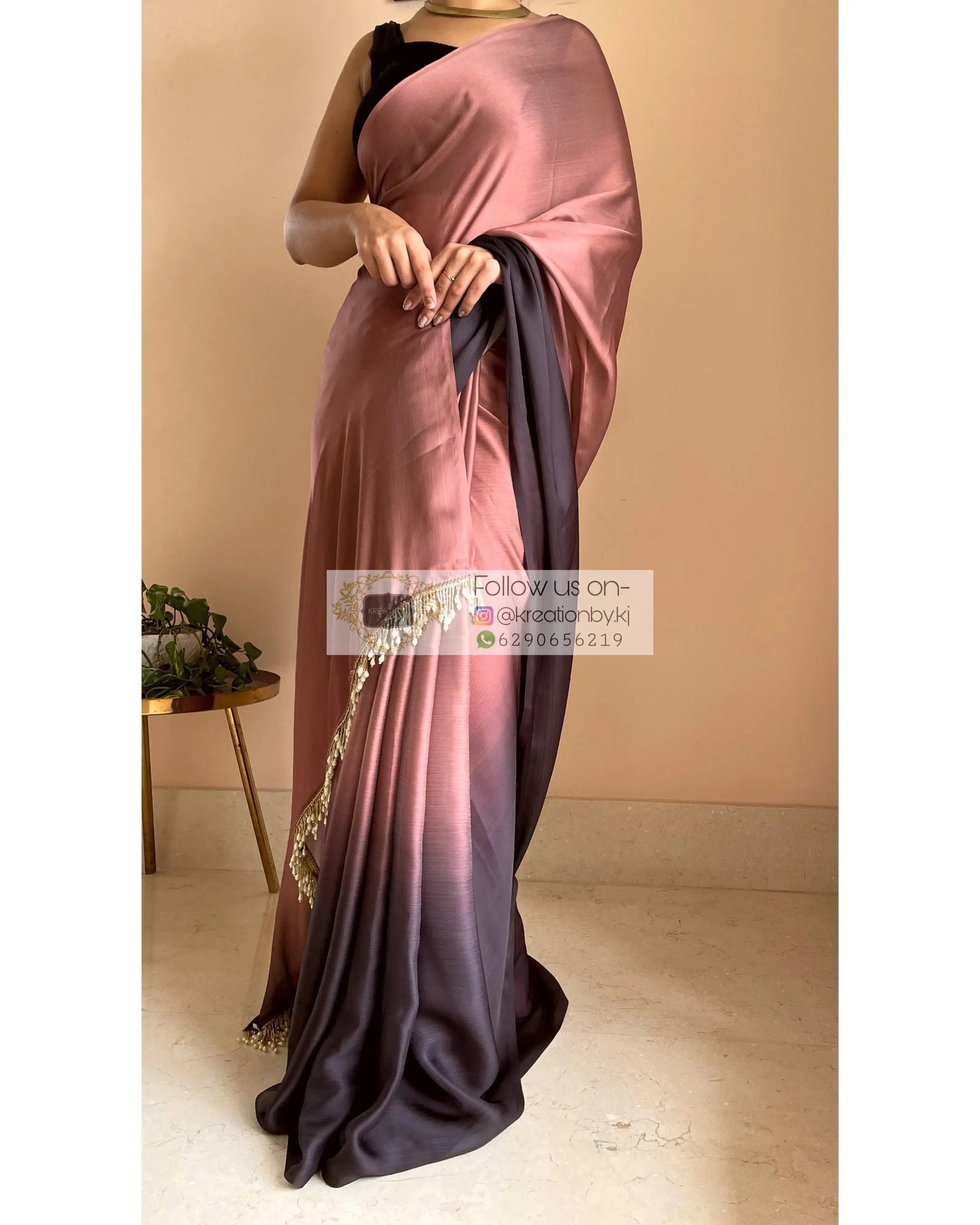 one minute saree - kreationbykj