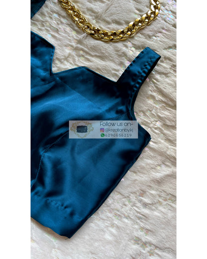 Celeste Cobalt Blue Blouse - kreationbykj